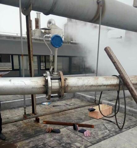 遠傳渦街流量計現場安裝使用圖