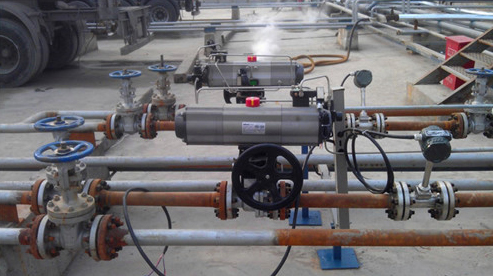 壓縮機(jī)空氣流量計(jì)現(xiàn)場安裝使用圖